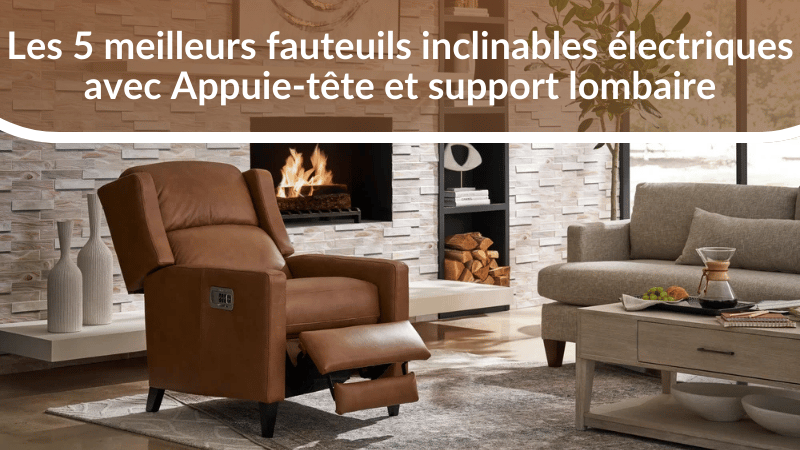 Les 5 meilleurs fauteuils inclinables électriques avec Appuie-tête et support lombaire