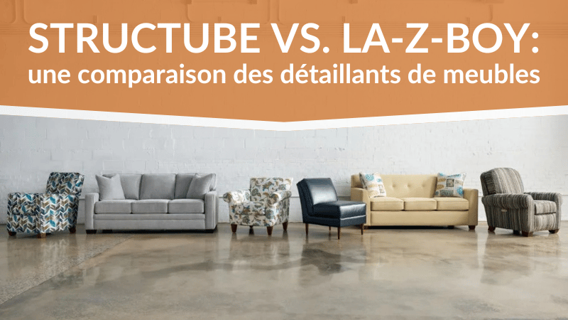 Structube vs. La-Z-Boy : une comparaison des détaillants de meubles