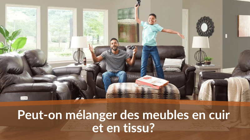 Peut-on mélanger des meubles en cuir et en tissu ?