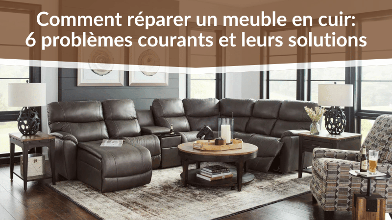 Problèmes courants avec les meubles en cuir et solutions
