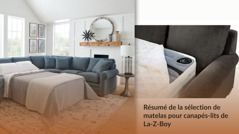 Examen de la sélection de matelas pour canapés-lits de La-Z-Boy