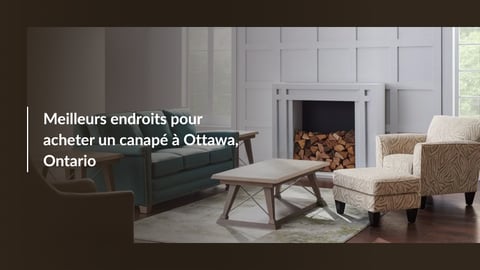 Meilleurs endroits pour acheter un canapé à Ottawa, Ontario