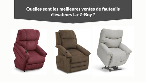 5 fauteuils élévateurs La-Z-Boy les plus vendus - La-Z-Boy of Ottawa / Kingston