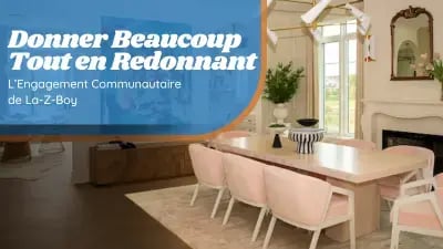 Donner beaucoup tout en redonnant : L'engagement communautaire de La-Z-Boy Ottawa, Gatineau et Kingston