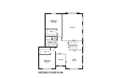 Caraway Second Floorplan