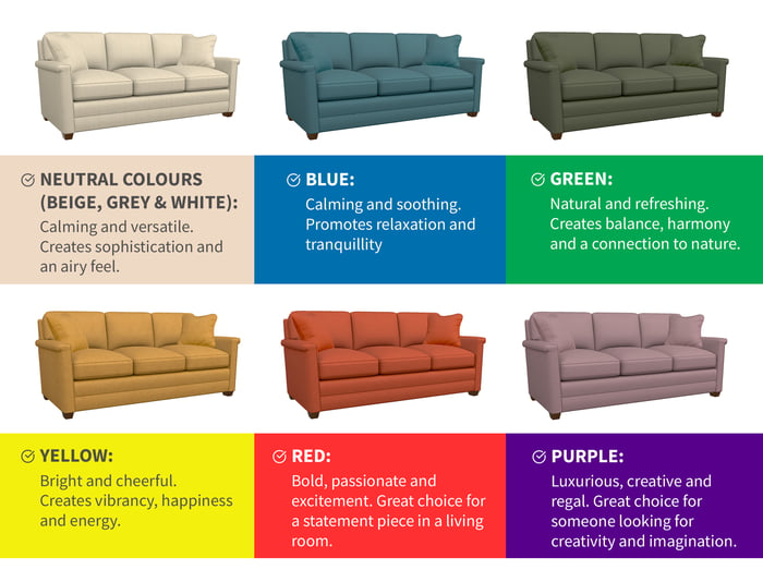 Colour Sofa Types