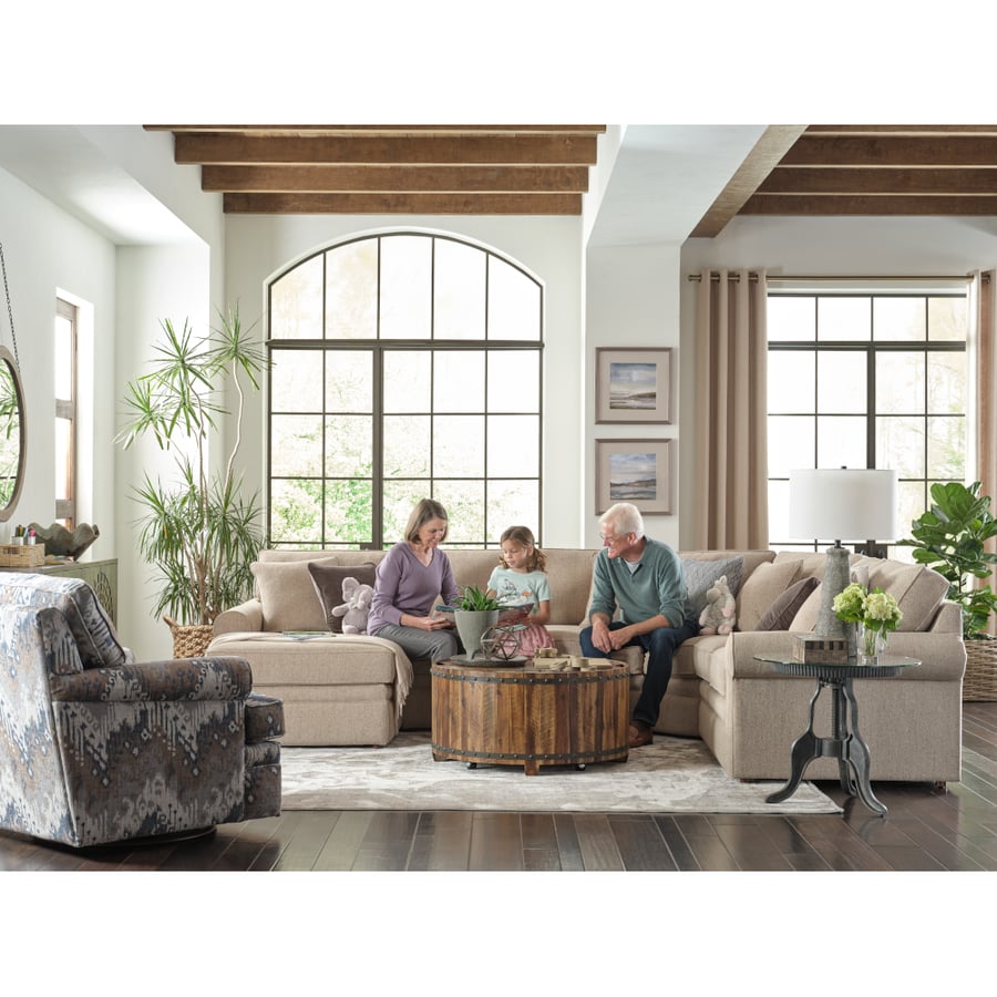 Can you mix leather and fabric furniture?