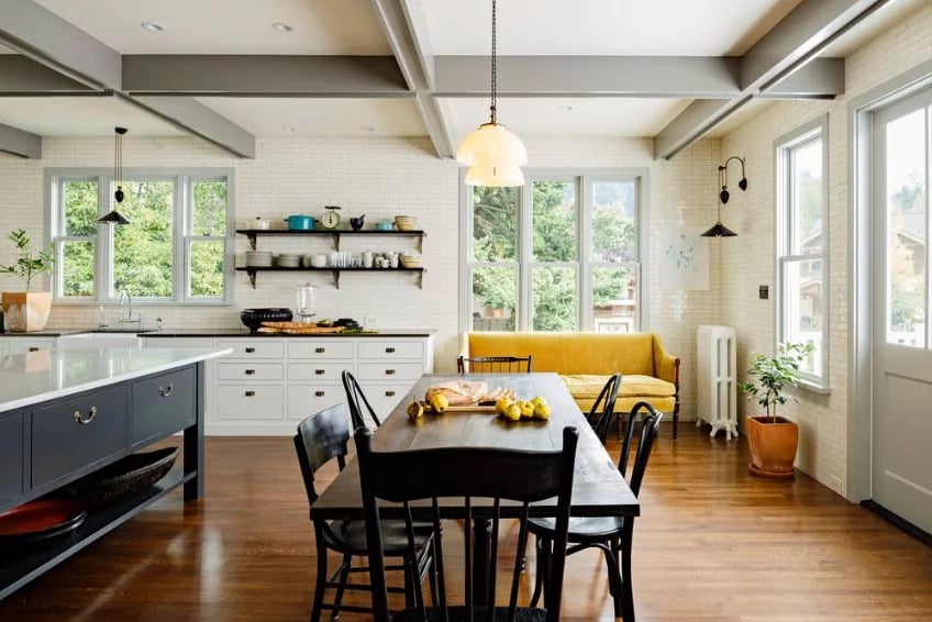 Loveseat in Kitchen