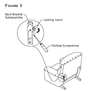 Removing back of lazy boy recliner deals