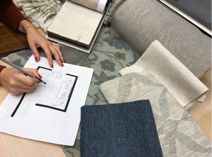 Rockland design project living and dining room makeover