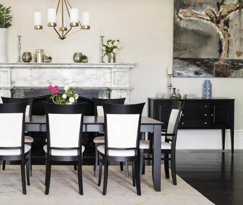 Average cost of clearance dining room chairs