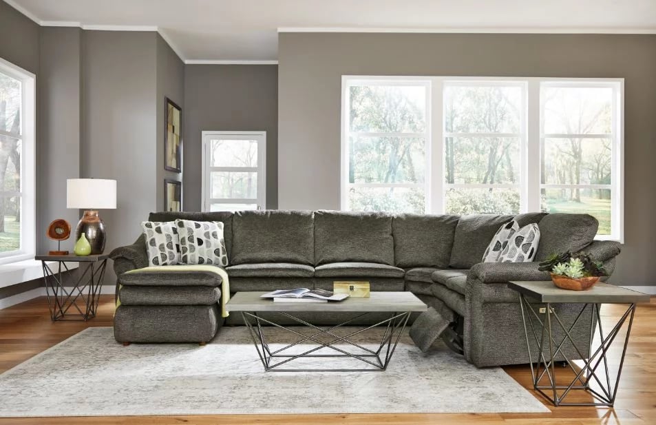 Lazy boy sectional cost discount