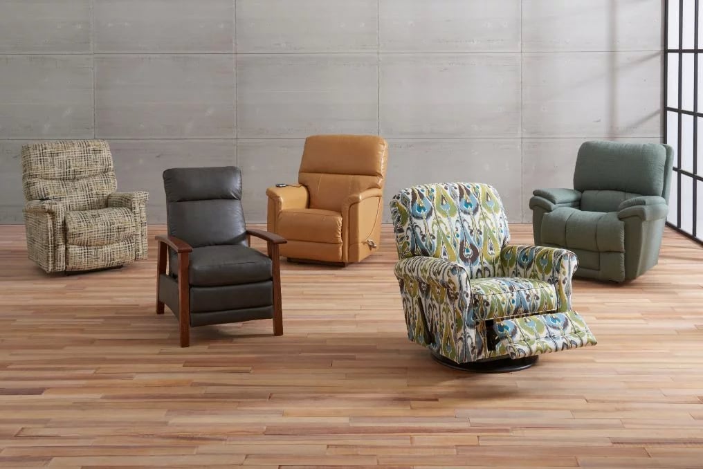 La z boy chair and ottoman sales