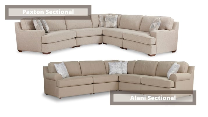 Comparison of the Paxton Sectional vs. Alani Sectional at La-Z-Boy