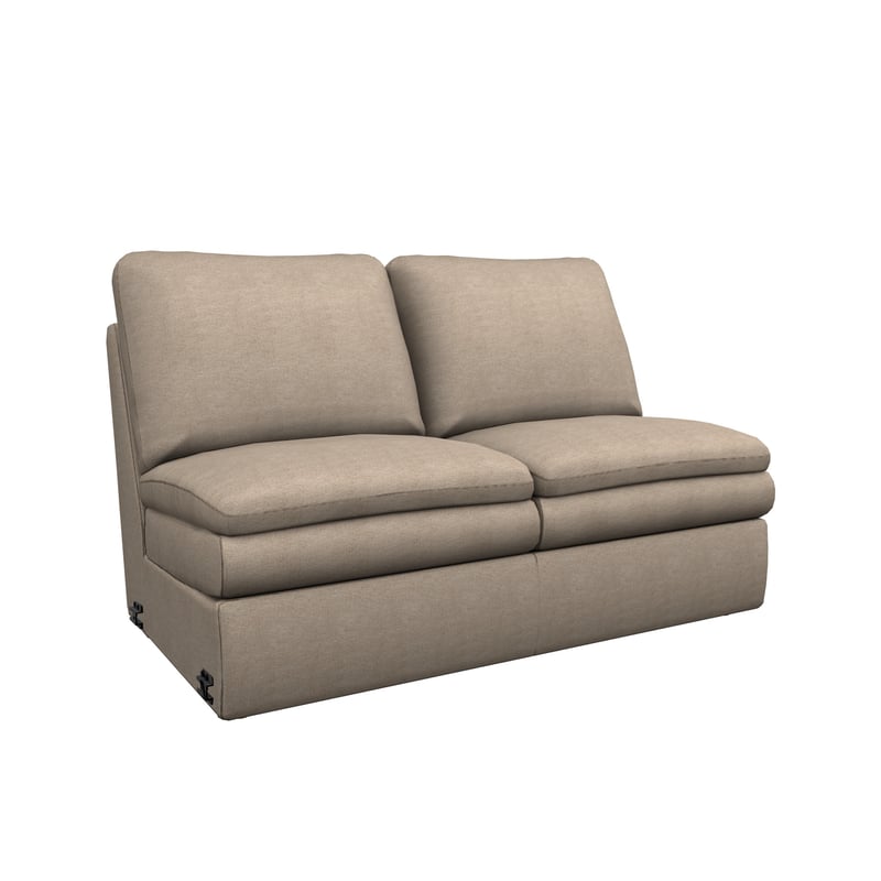 Devon Fabric Armless Loveseat