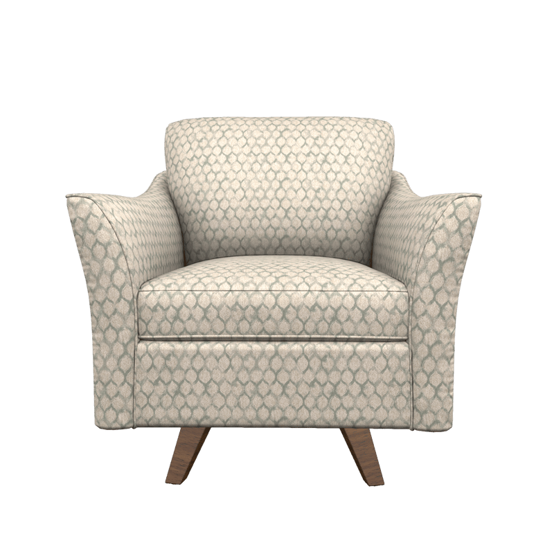 Reegan Fabric High Leg Swivel Chair