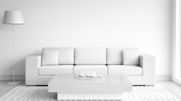 White Living Room