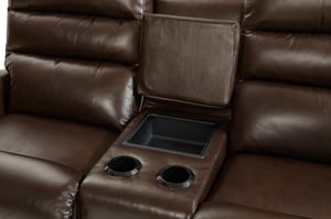 Middle storage and cup holders