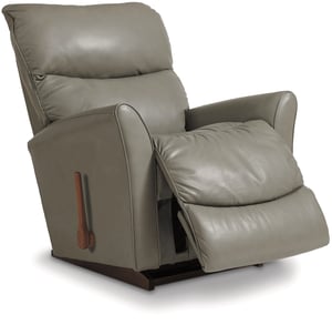 Winged Back Leather Recliner