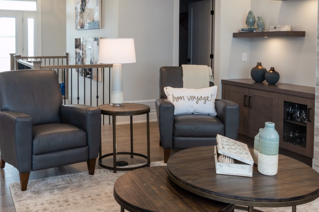 Living room with Scarlett_Chairs_Renwil_Art_Work