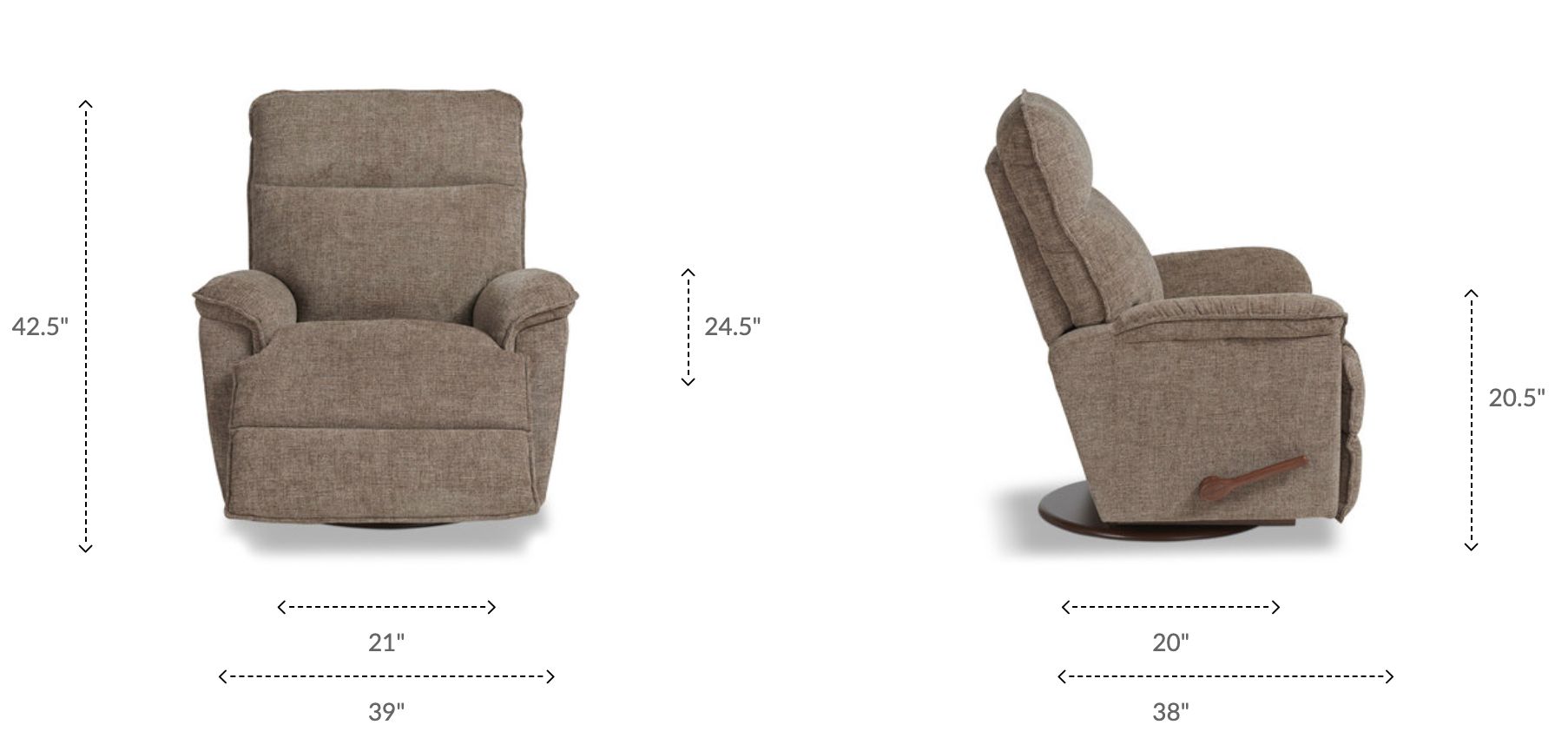 Jay Recliner Dimensions