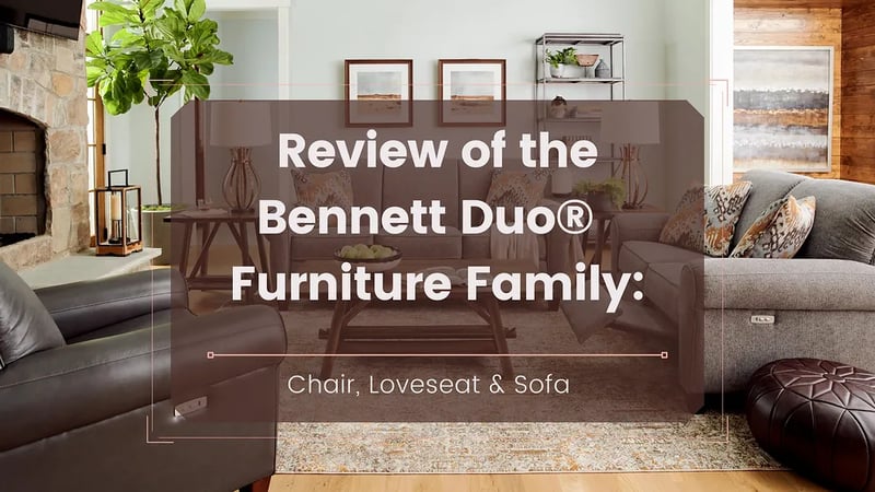 Review of the La-Z-Boy Bennett Duo® Furniture Family: Chair, Loveseat & Sofa