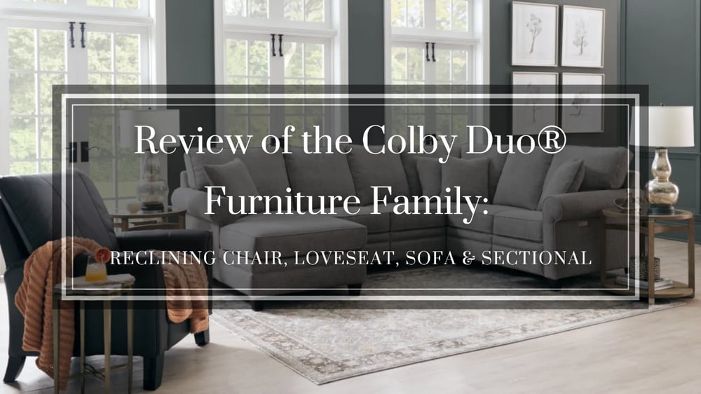 Review of the La-Z-Boy Colby Duo® Furniture Family: Chair, Loveseat, Sofa & Sectional