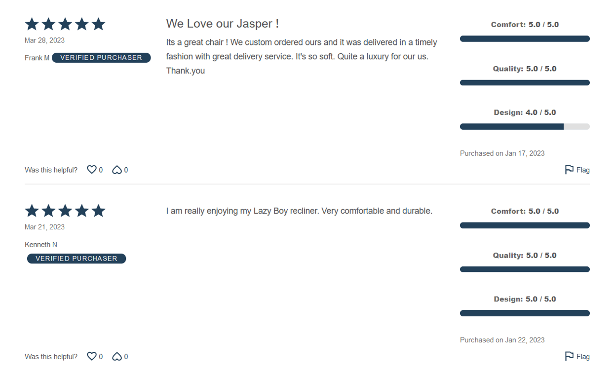 Review of LaZBoy’s Jasper Recliner Rocking & Wall Recliner