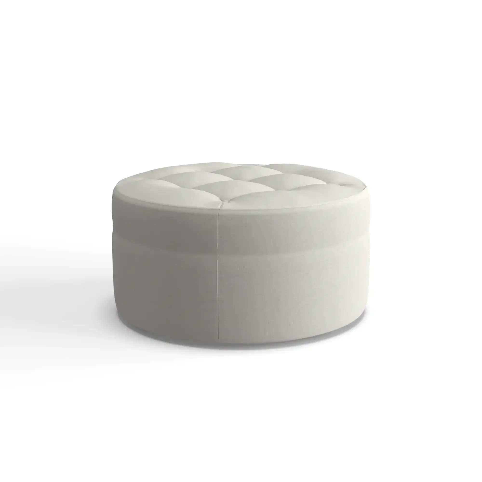 Roundabout Fabric Ottoman