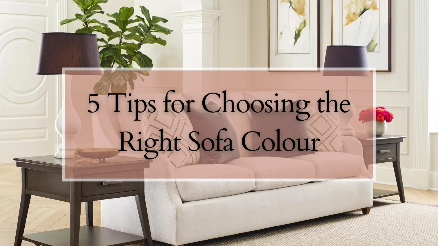 Top 5 Tips for Choosing the Right Sofa Colour for Your Living Room