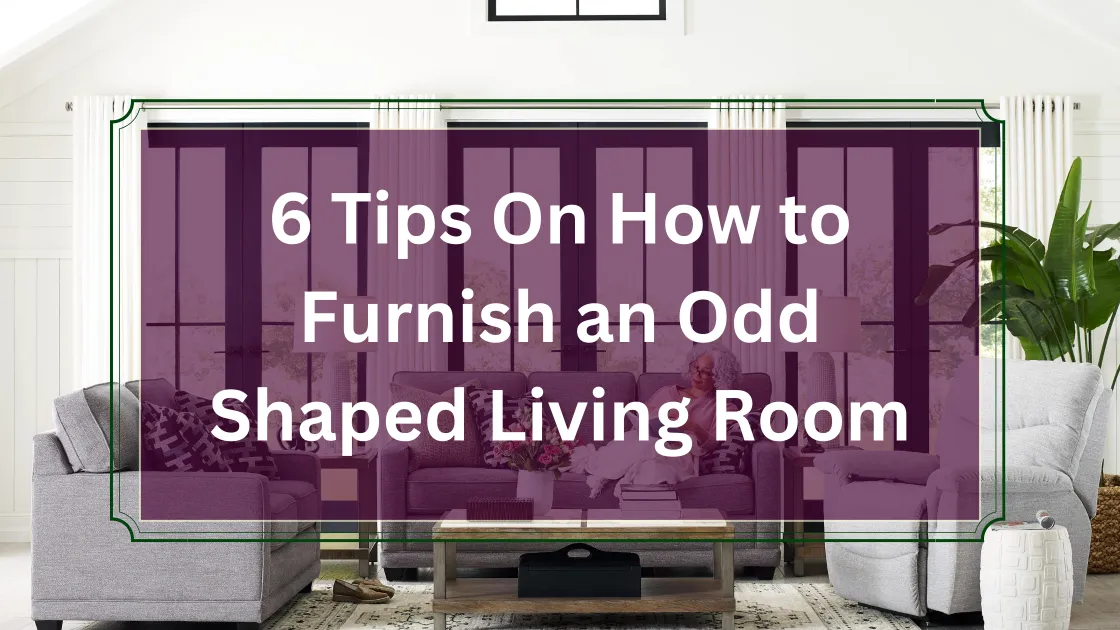 odd shaped living room