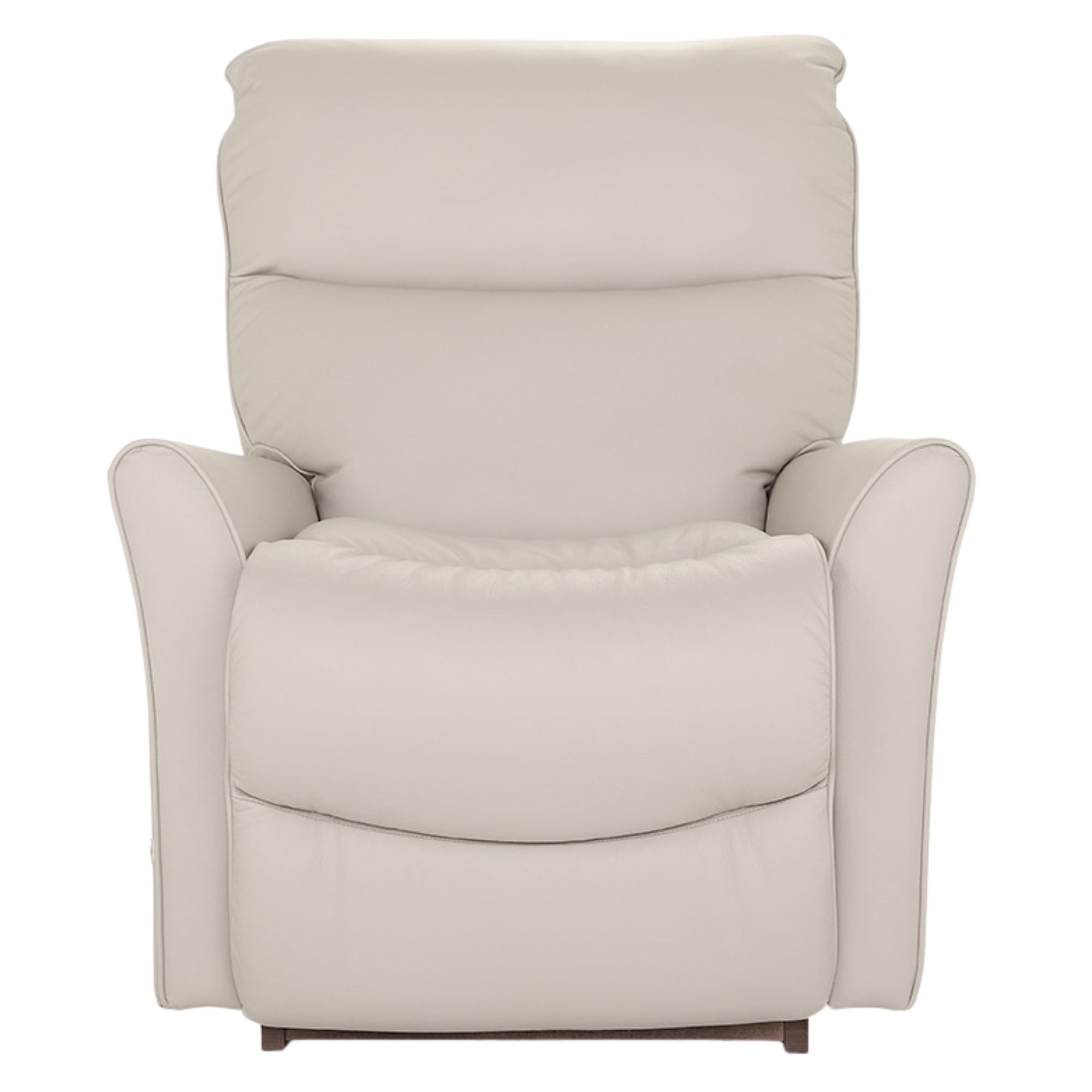 Rowan Leather Power Rocking Recliner w Headrest & Lumbar