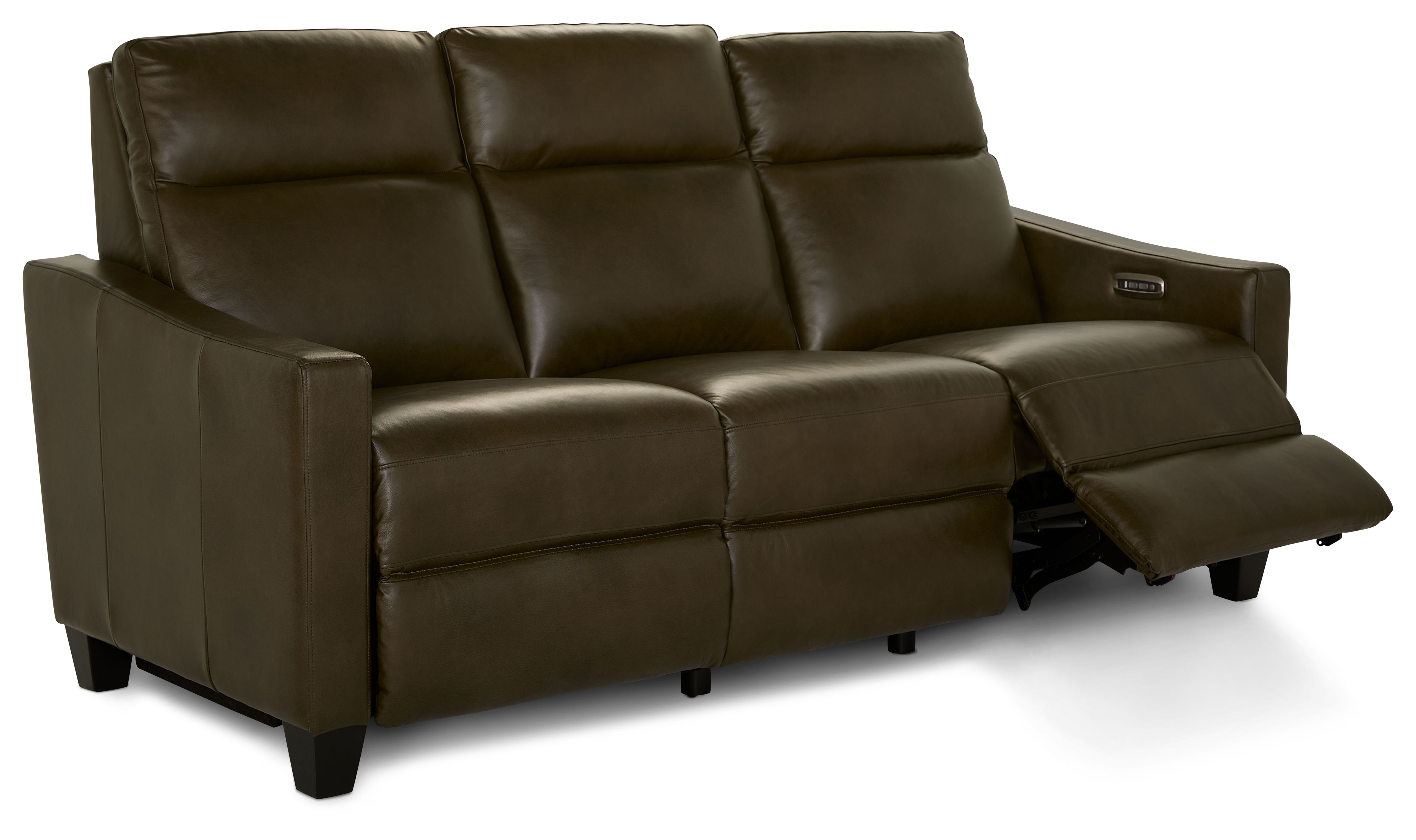 Quinault Leather Power Reclining Sofa w Headrest