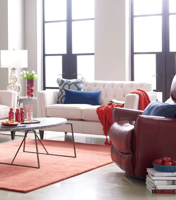 Rowan Recliner in red leather La-Z-Boy Rowan Recliner Review