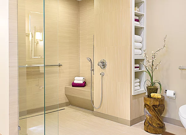 bathroom design Aging in place: Tips for staying in your home as long as possible