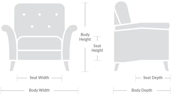 La-Z-Boy Chair Dimensions Chair dimensions