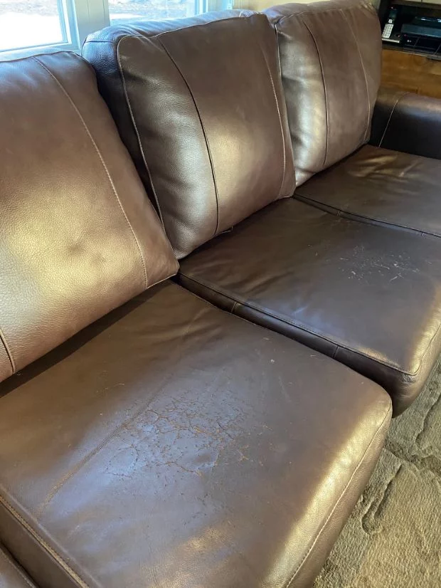 Common Problems With Leather Furniture, How To Repair Discoloration On Leather Sofa