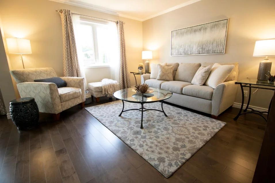 Living room & Dining Room Makeover Rockland Design Project -Living room & Dining Room Makeover