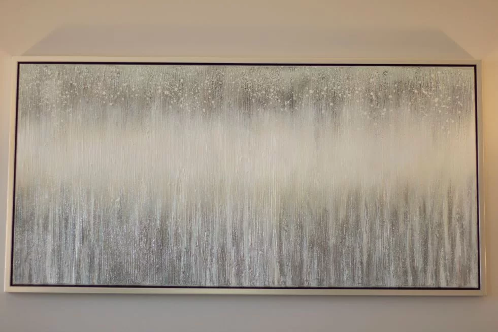 Artwork above sofa The Rockland Design Project
