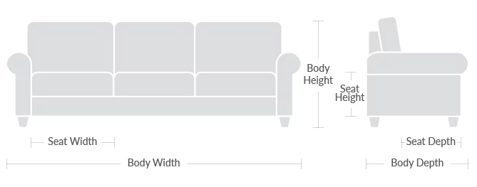 La-Z-Boy Sofa dimensions