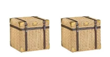 Tropical Voyage Trunk End Tables Catalog of CHEO Home