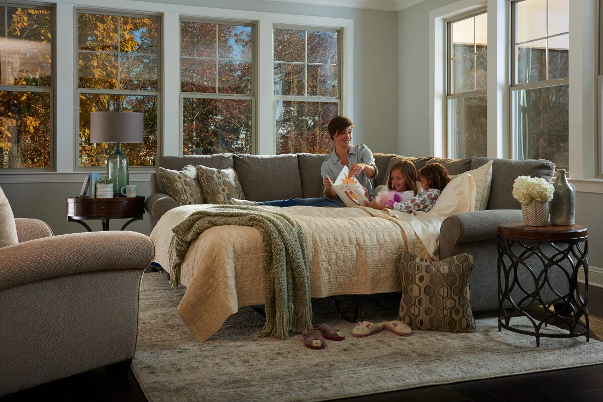 sofa bed from La-Z-Boy small space design