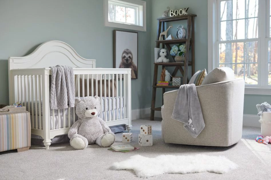 Clover Chair and a half in baby's room Best La-Z-Boy chairs for your nursery