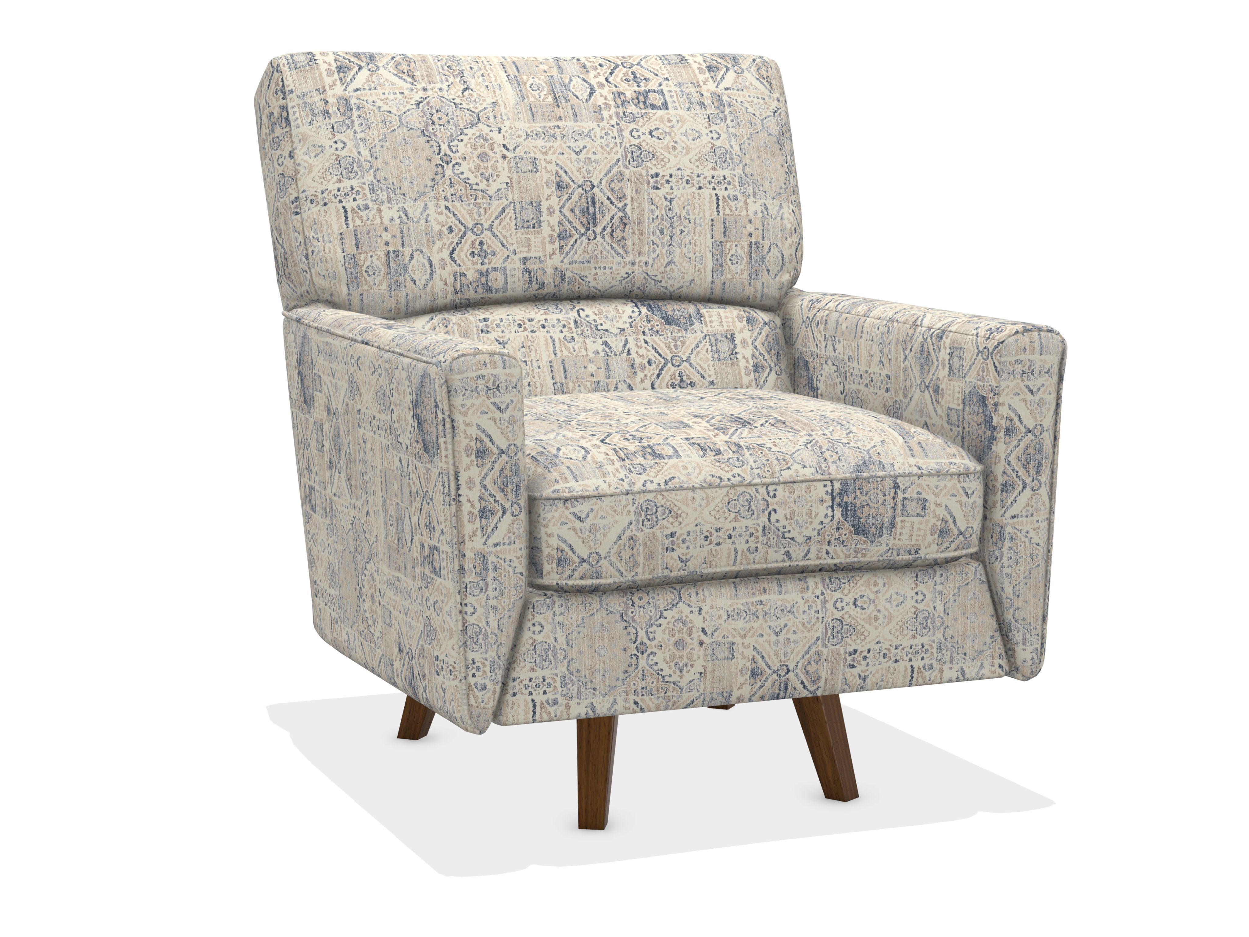 Thumbnail - 1 - Bellevue Fabric Premier High Leg Swivel Occasional Chair