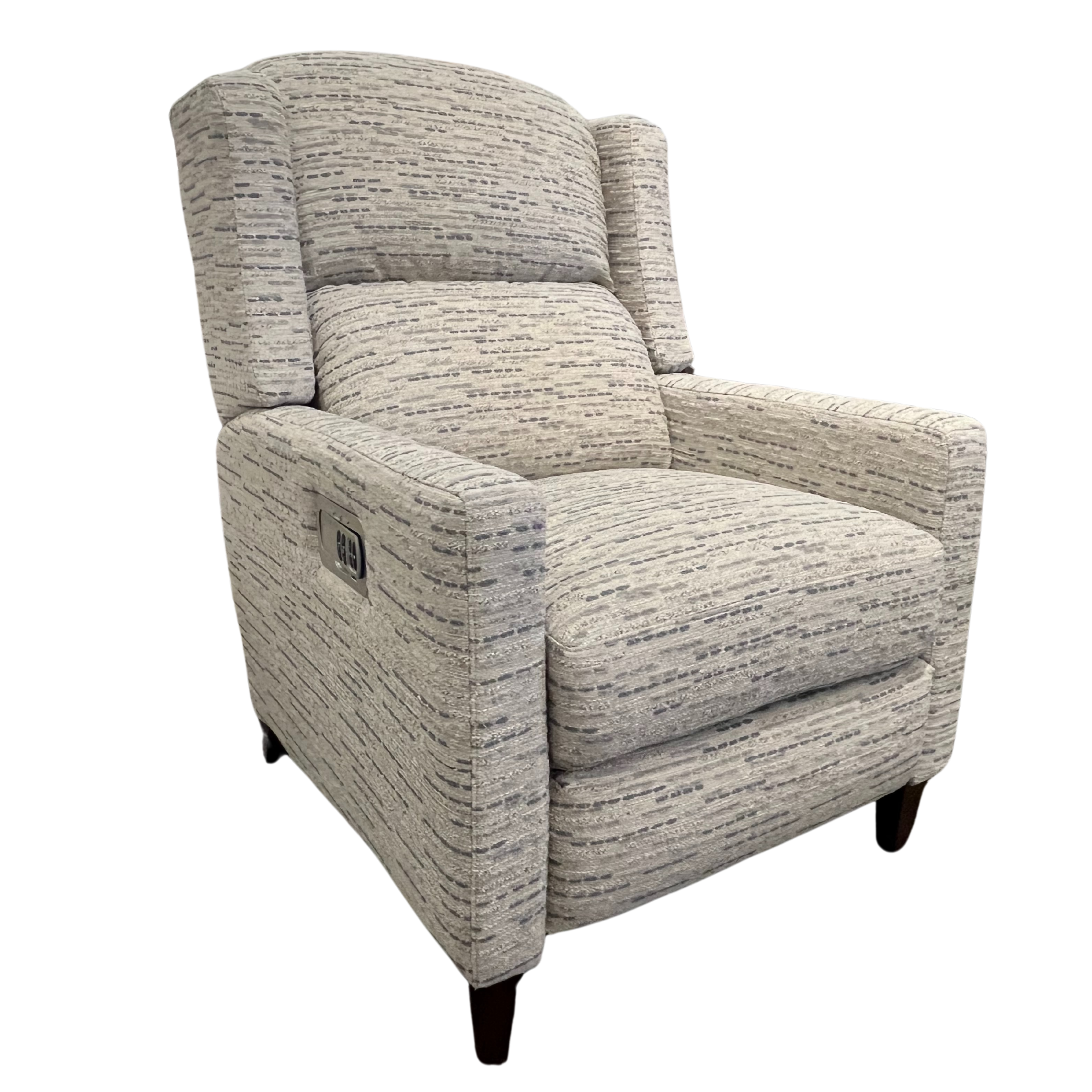 Image - 1 - Dante Fabric High Leg Power Recliner w/ Headrest