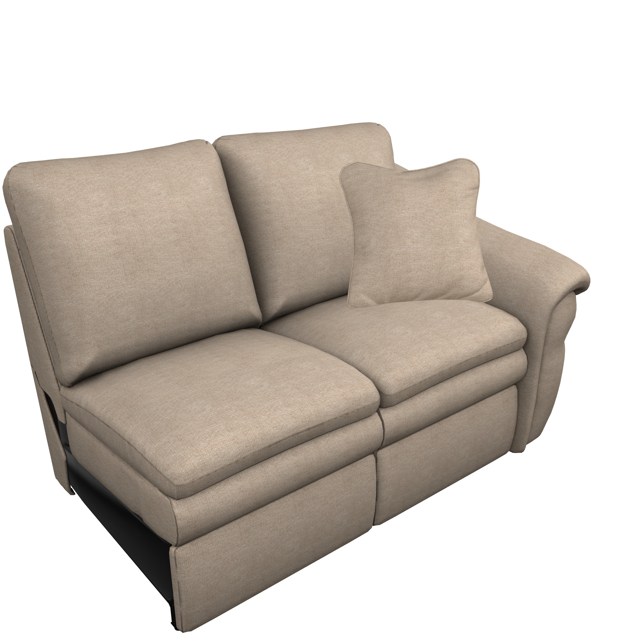 Image - 1 - Devon Fabric Left-Arm Sitting Reclining Loveseat