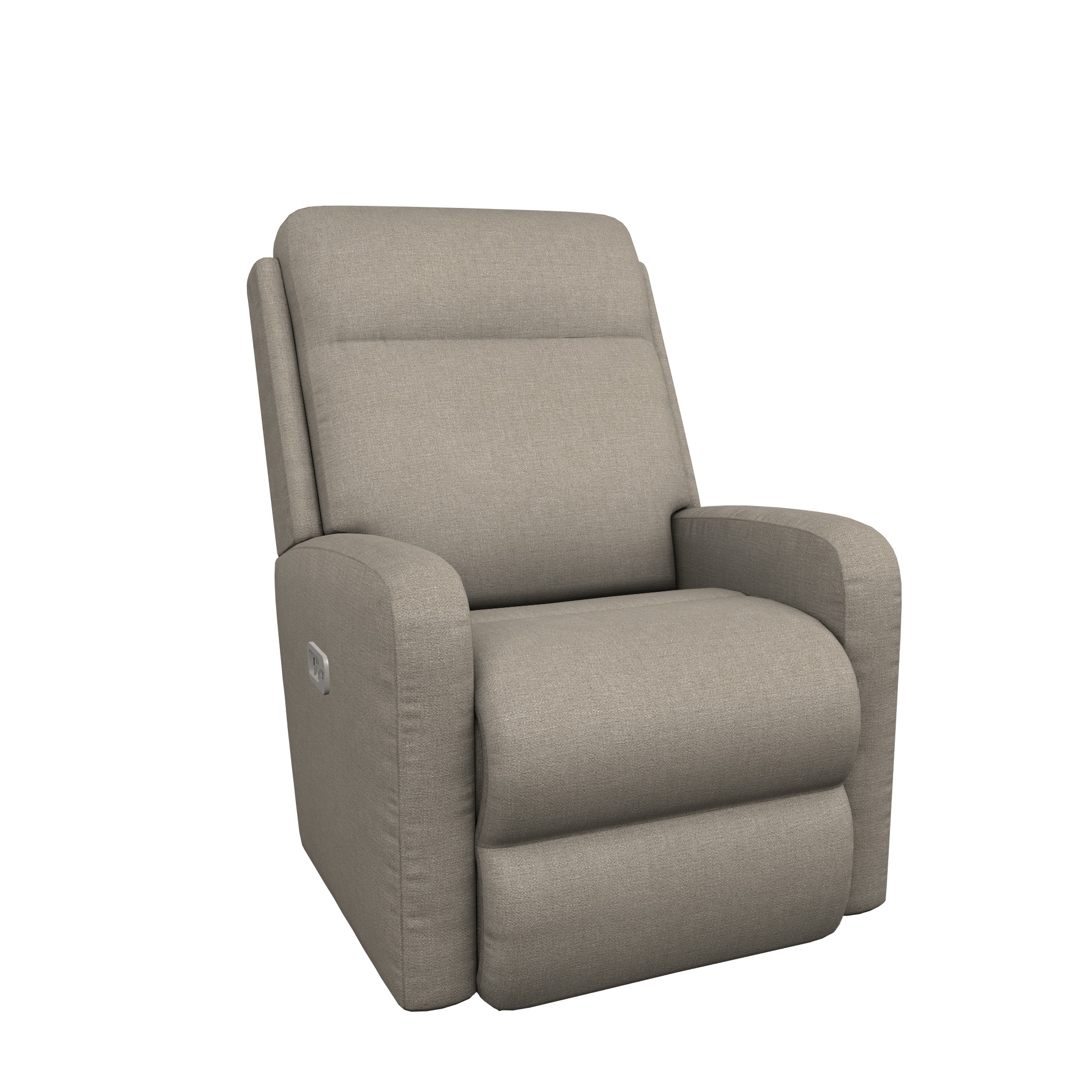 Finley Fabric Power Wall Recliner w Headrest & Lumbar