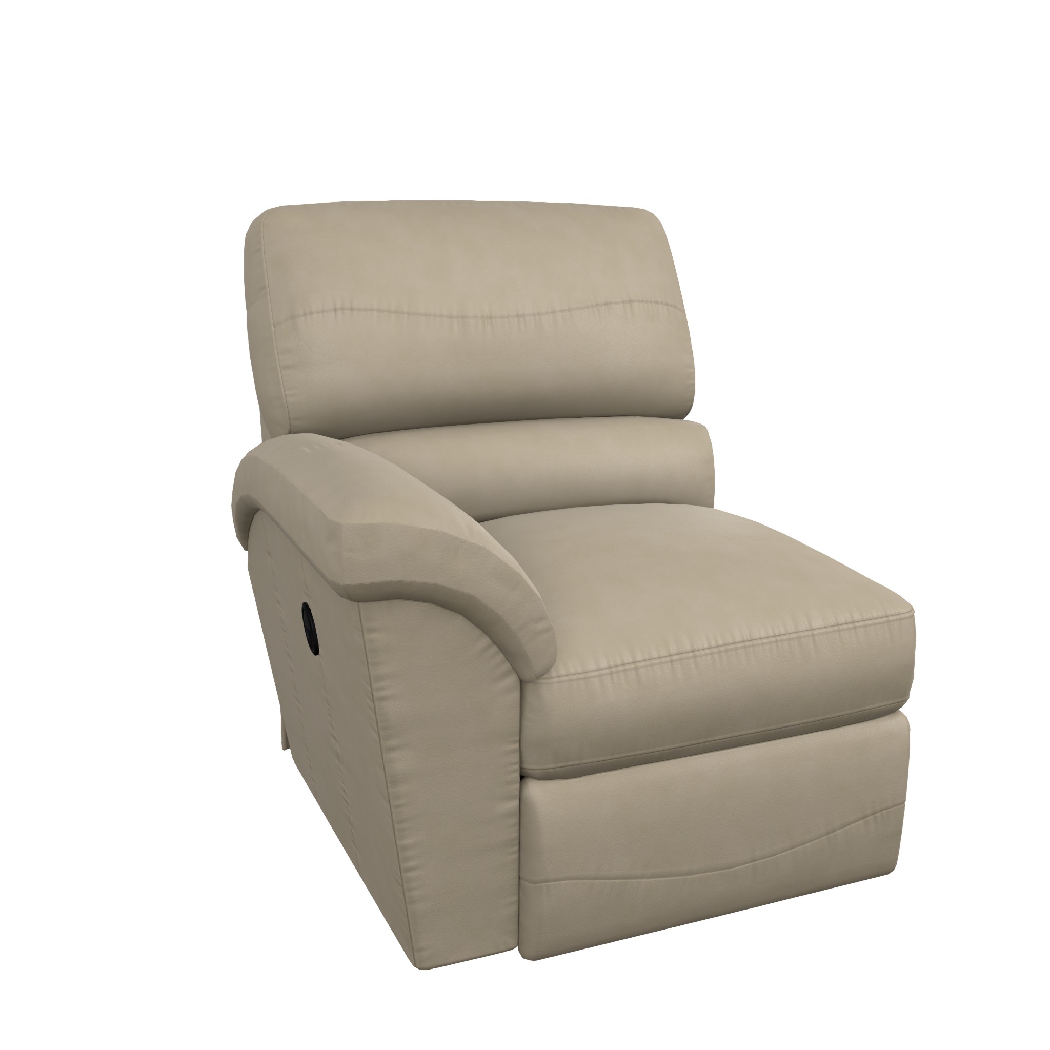 Image - 1 - Reese Leather PowerRecline Right-Arm Sitting Recliner