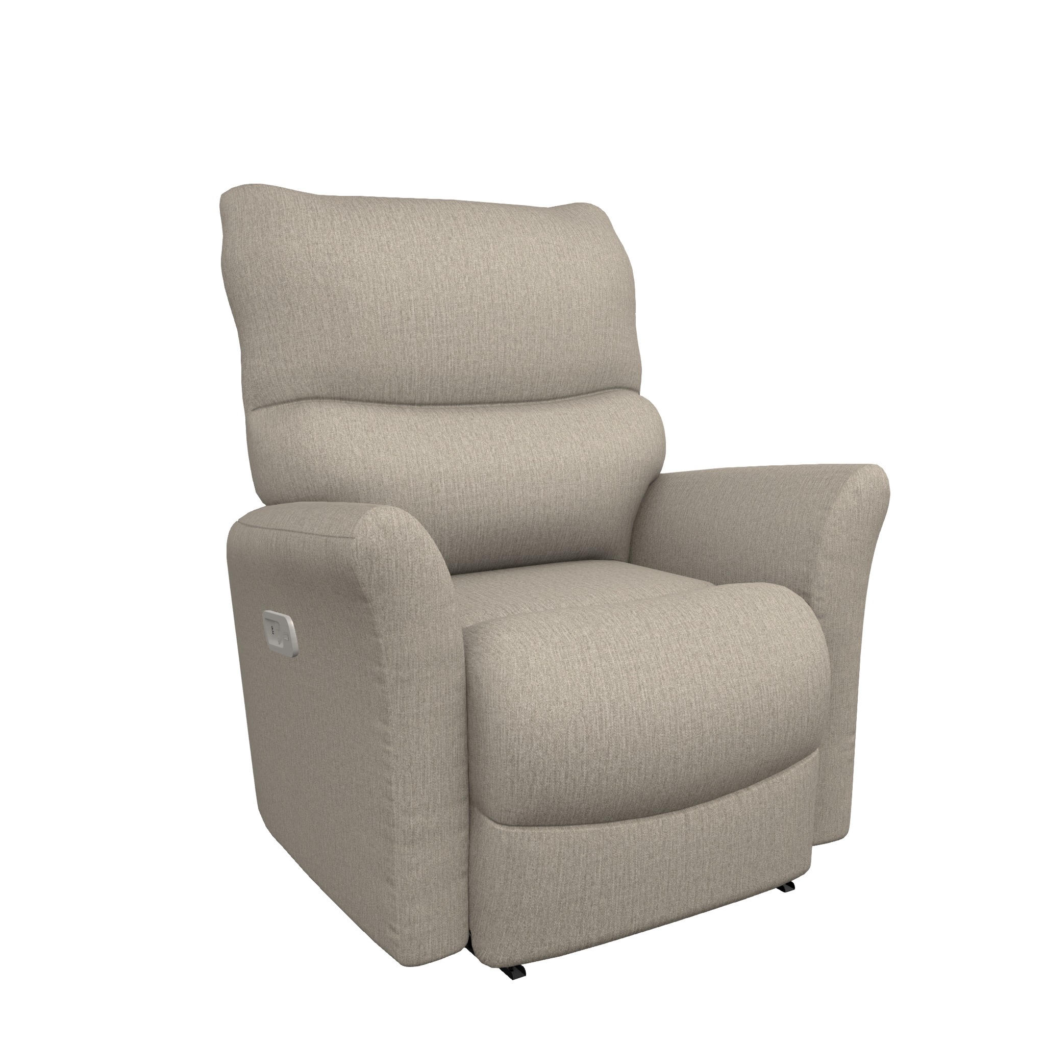Image - 1 - Rowan Fabric Power Wall Recliner w Headrest & Lumbar