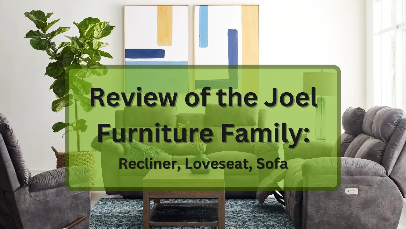 Review of the La-Z-Boy Joel Furniture Family: Recliner, Loveseat, Sofa
